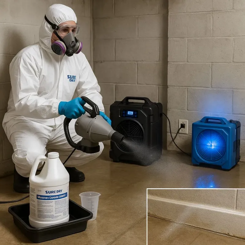 Sanitization and Odor Removal process in Simpson, PA