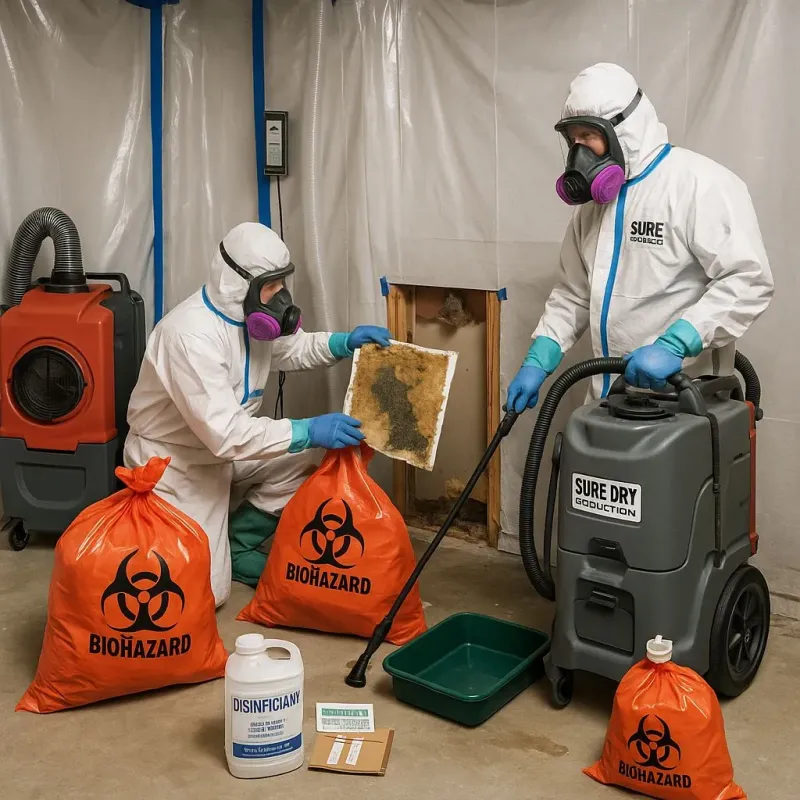 Contaminated Water Handling Protocols process in Simpson, PA