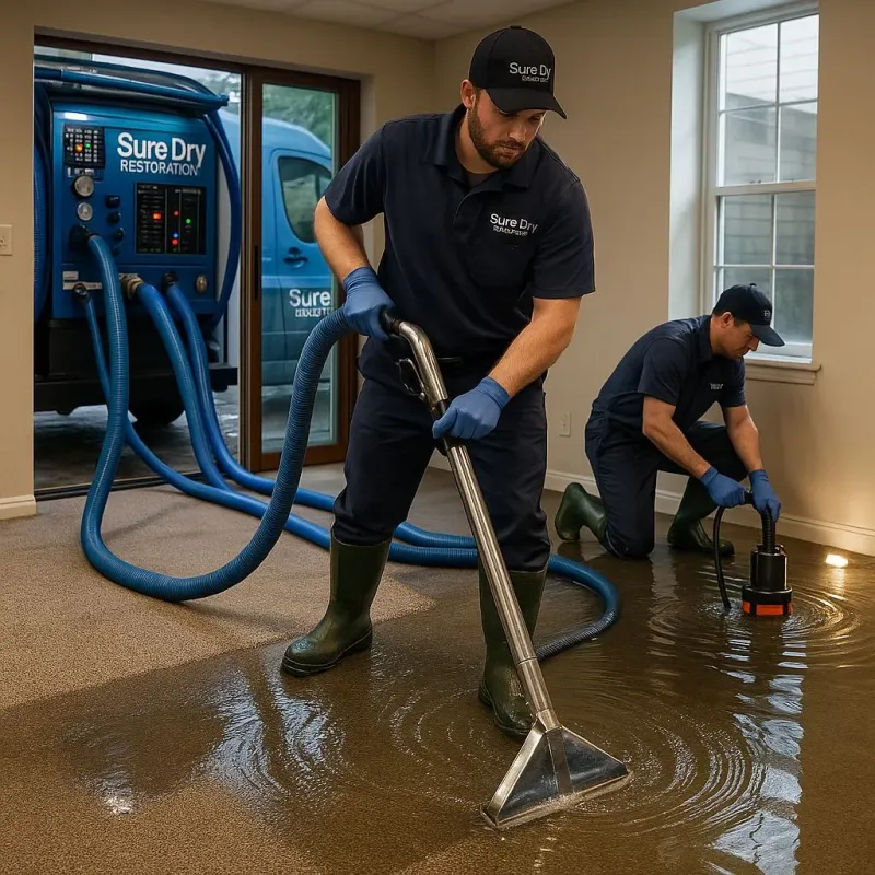 Water Extraction and Removal process in Simpson, PA